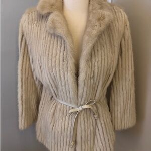 Mink fur coat